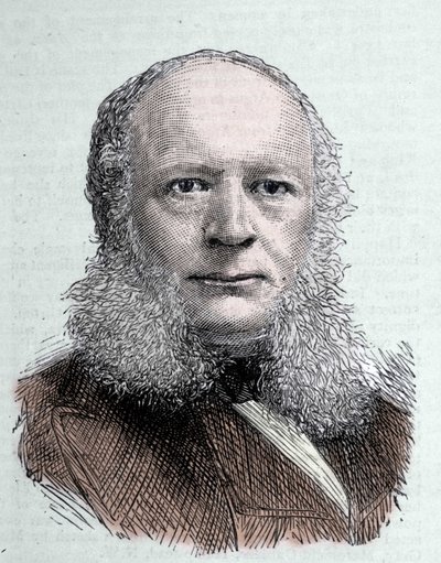 Ritratto di Werner von Siemens (1816-1892), ingegnere e industriale tedesco. da Unknown artist