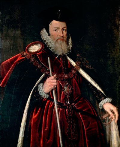 Ritratto di William Cecil Barone Burghley da Unknown artist