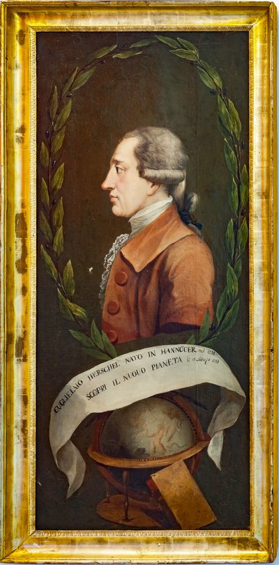 Ritratto di William Herschel, Osservatorio Astronomico Giuseppe Piazzi, Torre Pisana da Unknown artist