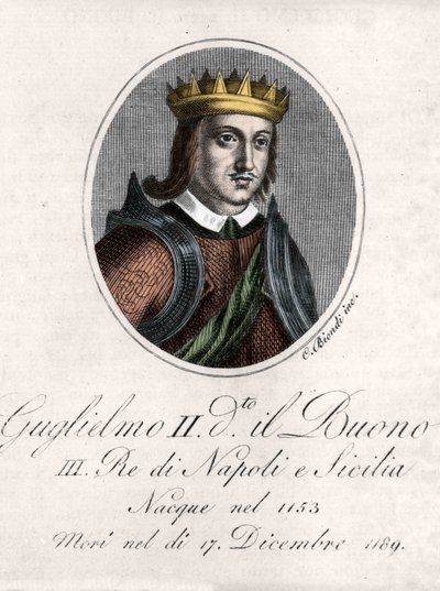Ritratto di Guglielmo II il Buono da Unknown artist