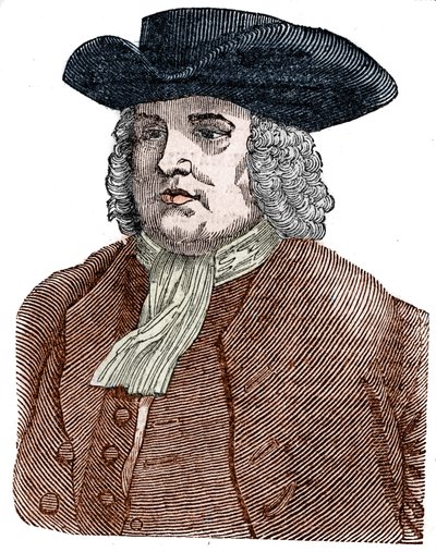 Ritratto di William Penn (1644-1718) Fondatore della Pennsylvania. Riformatore religioso inglese e pubblicista da Unknown artist