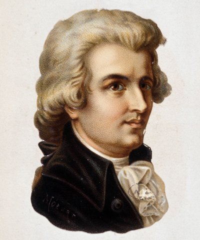 Ritratto di Wolfgang Amadeus Mozart da Unknown artist