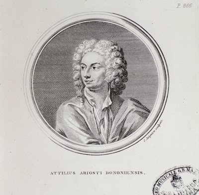 Ritratto del compositore italiano Attilio Ariosti da Unknown artist