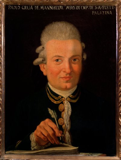 Ritratto del compositore italiano Paolo Grua (1754-1833) da Unknown artist