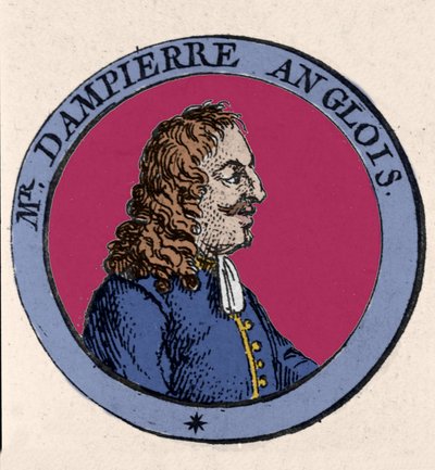 Ritratto del bucaniere britannico, navigatore e scienziato William Dampier da Unknown artist
