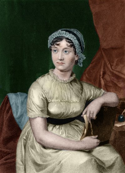 Ritratto della scrittrice inglese Jane Austen (1775-1817). Incisione dal libro "Portrait gallery of eminent men and women of Europe and America" del biografo Evert Augustus Duyckinck (1816-1878). 1893, vol. 1 da Unknown artist
