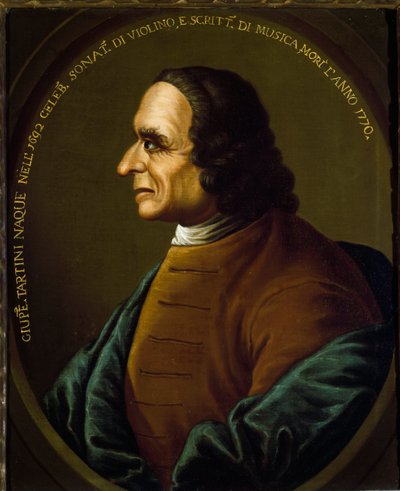 Ritratto del compositore e violinista italiano Giuseppe Tartini (1692-1770) da Unknown artist