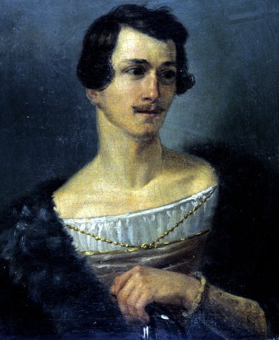Ritratto del tenore italiano Domenico Donzelli (1790 - 1873) in 