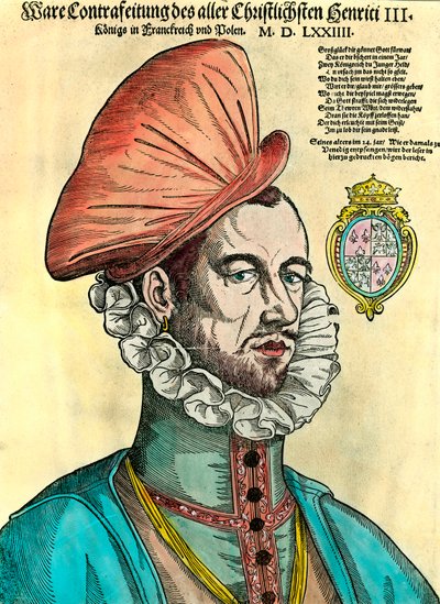 Ritratto del re di Francia Enrico III da Unknown artist
