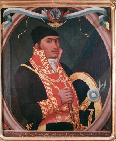 Ritratto del patriota messicano Maria Morelos da Unknown artist