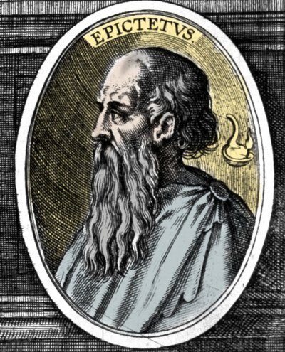 Ritratto del filosofo Epitteto (circa 50 - 125/130) della scuola stoica da Unknown artist