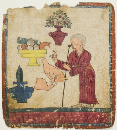 Presentazione delle offerte, da un set di carte iniziatiche (Tsakali) da Unknown artist