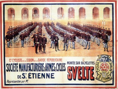 Presentazione della compagnia ciclistica della Legione della Guardia Repubblicana: Société manufacturière d
