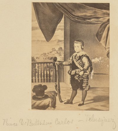 Principe D. Baltasar Carlos - Velasquez da Unknown artist