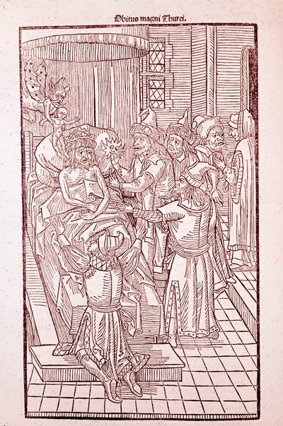 Probabilmente il Sultano Mehmed II nel 1481 (incisione) da Unknown artist