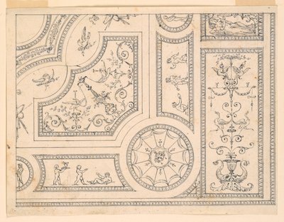 Progetto per la Decorazione di un Soffitto da Unknown artist
