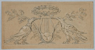 Progetto per la decorazione di un pannello oblungo da Unknown artist