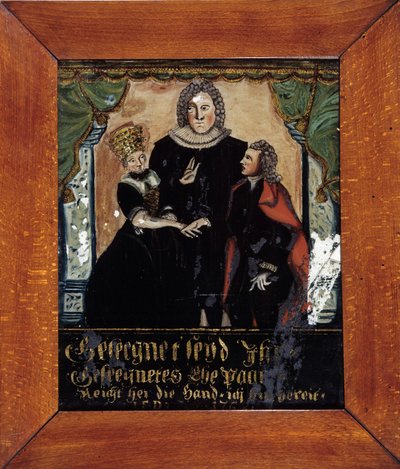 Matrimonio protestante in Alsazia: la benedizione degli sposi da Unknown artist
