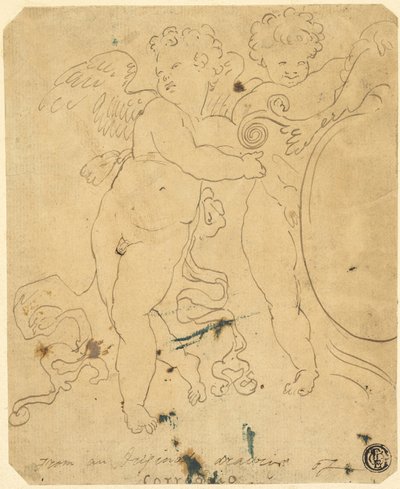 Putti con Scudo da Unknown artist