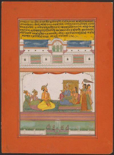 Raga Shri-rag, pagina da un set di ragamala di Jaipur da Unknown artist