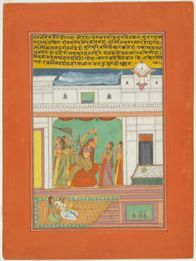 Ragini Desavaradi, Pagina da un set di ragamala di Jaipur da Unknown artist