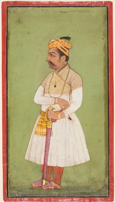Raja Hari Sen di Mandi (r. 1604-1623-37) da Unknown artist