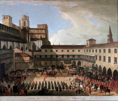 Ricevimento a Milano degli ambasciatori veneziani dall