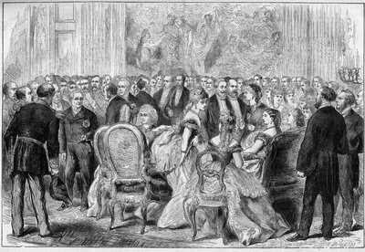 Ricevimento del Presidente Adolphe Thiers al Palazzo dell