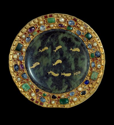 Oggetto religioso: patena serpentina del I secolo a.C. o del Basso Impero Romano da Unknown artist