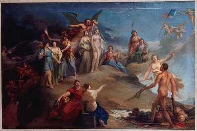 Allegoria della rivoluzione, 1790 circa (olio) da Unknown artist