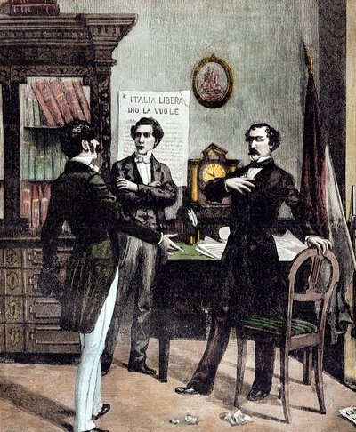 Risorgimento: Le Cinque Giornate di Milano (18-22 marzo 1848) da Unknown artist