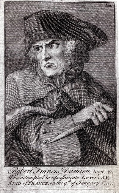 Robert Francois Damiens da Unknown artist