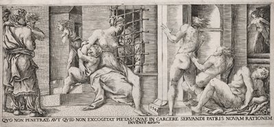 Carità romana da Unknown artist