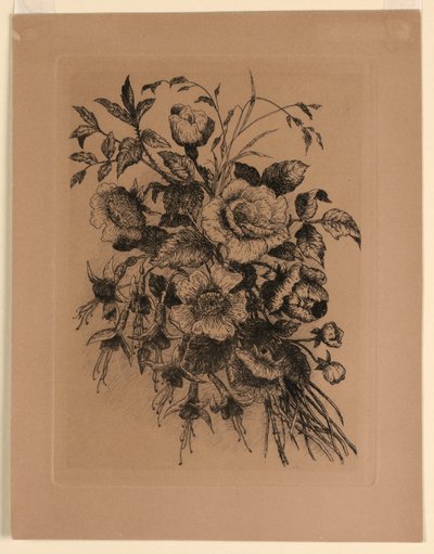 Rose e fucsie da Unknown artist