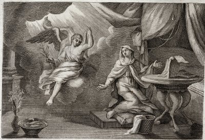 Bibbia di Royaumont, Nuovo Testamento: Annunciazione della Vergine. L