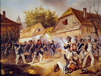 Campagna russa: La resa delle truppe di Vandamme alla battaglia di Kulm il 30/08/1813 da Unknown artist