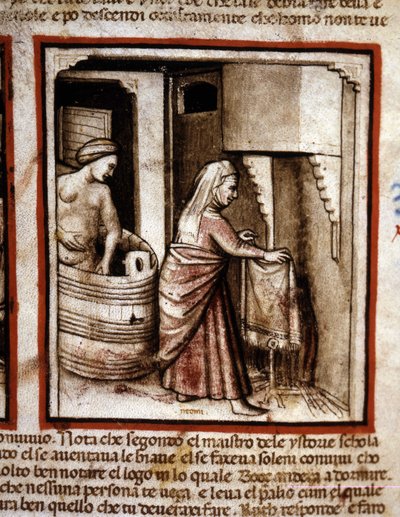 Ruth si fa la toilette con l