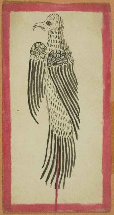 Animale sacrificato da un set di quattro carte rituali (Tsakalis) da Unknown artist