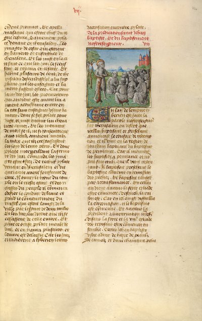 La predicazione di San Giovanni Battista da Unknown artist