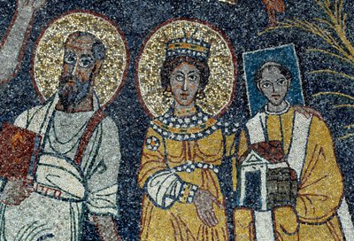 San Paolo, Santa Cecilia e San Pasquale (dettaglio) da Unknown artist