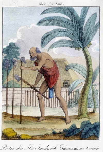 Sacerdote delle Isole Sandwich che batte un campo da Unknown artist