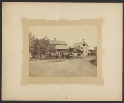 [carrozza del battello a vapore del lago Saratoga] da Unknown artist