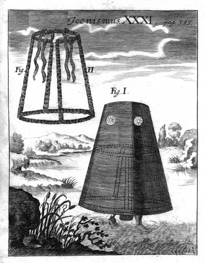 Scanphander immaginato dal gesuita Gaspar Schott nel 1664 da Unknown artist