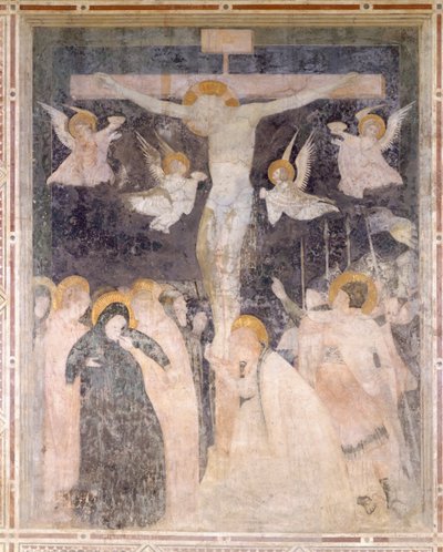 Scena della crocifissione, Abbazia di Pomposa, Italia da Unknown artist