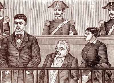 Scena di un caso di un membro della Mafia nel 1860 da Unknown artist