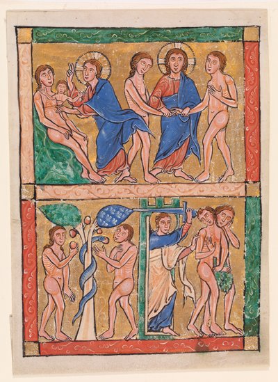 Scene dal Libro della Genesi: la Creazione di Eva, il Matrimonio di Adamo ed Eva, la Tentazione e l