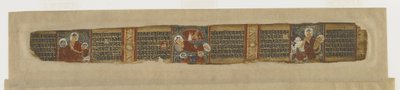 Scene della vita del Buddha da un manoscritto <em>Prajna-paramita</em> da Unknown artist