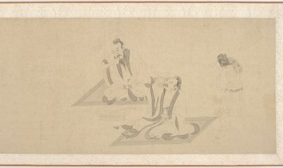 Scene della vita di Tao Yuanming (parte 1) da Unknown artist