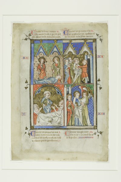 Scene dei miracoli di San Pietro, da una Bibbia Historiale o Nuovo Testamento Pittorico da Unknown artist