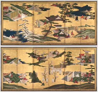 Scene dal racconto di Genji da Unknown artist